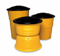 Sand-Filled Crash Attenuator Barrels