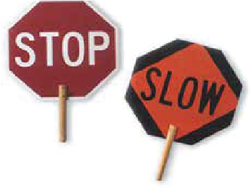 Stop/Slow Paddles