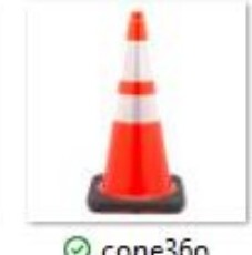 28" Lime Traffic Cone