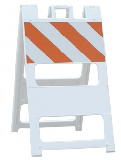 Type 1 Barricade — All Plastic