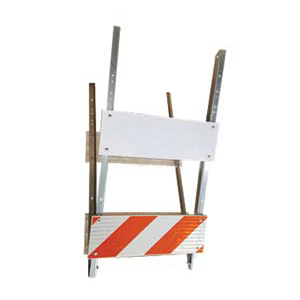 Type 1 Barricade — Plastic with Metal Legs